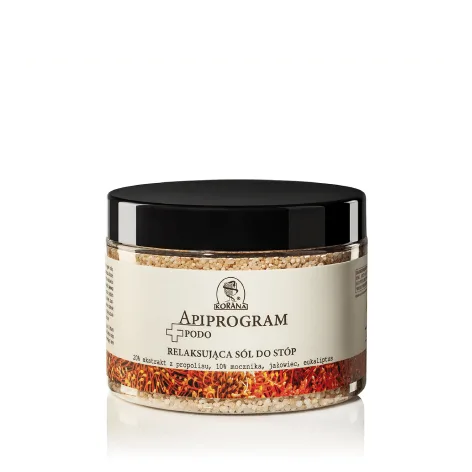 Relaksująca sól do stóp APIPROGRAM PODO – 500g