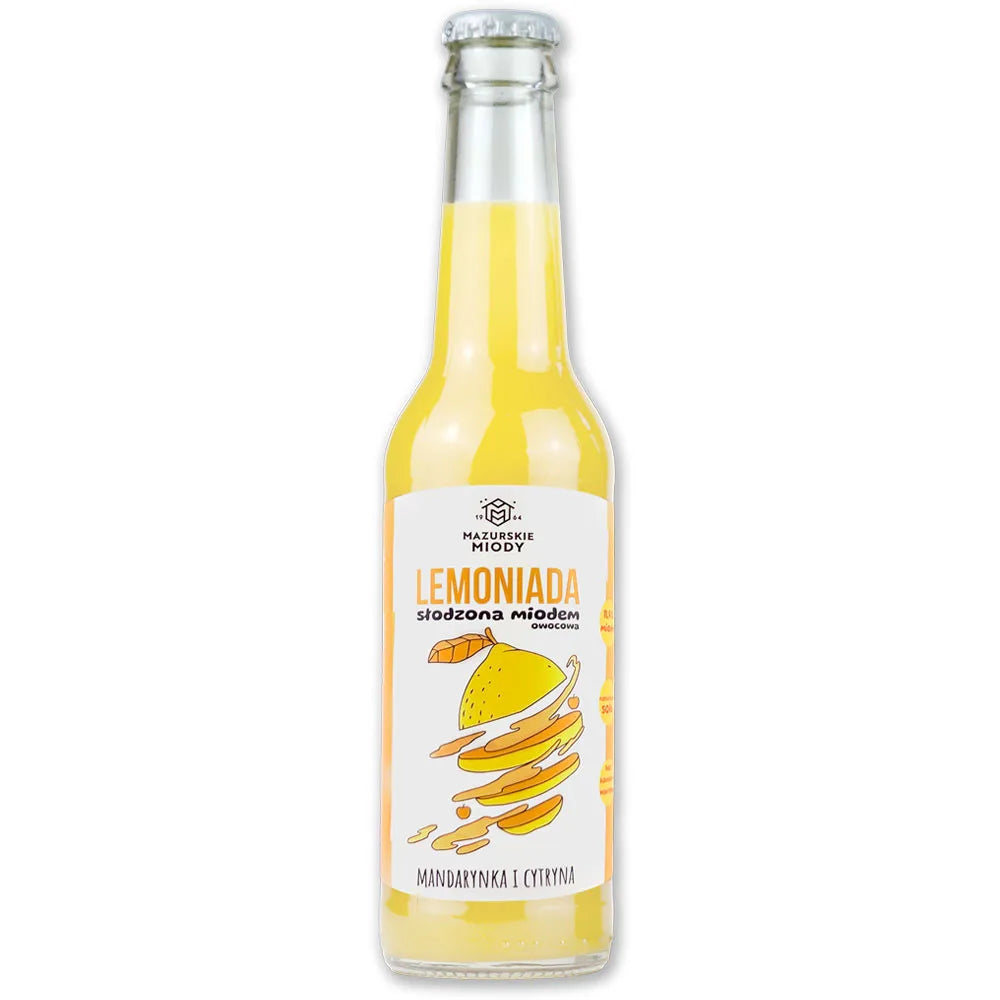 Lemoniada słodzona miodem (mandarynka i cytryna)