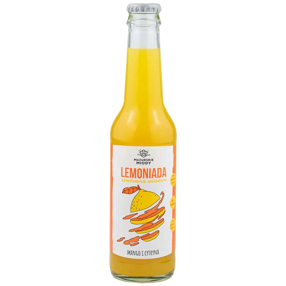 Lemoniada słodzona miodem (mango i cytryna)