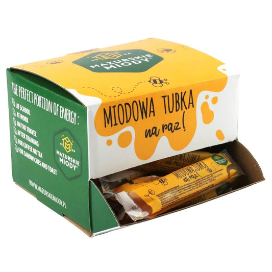Miód wielokwiatowy „Miodowa tubka” 50 szt. x 20g w saszetkach